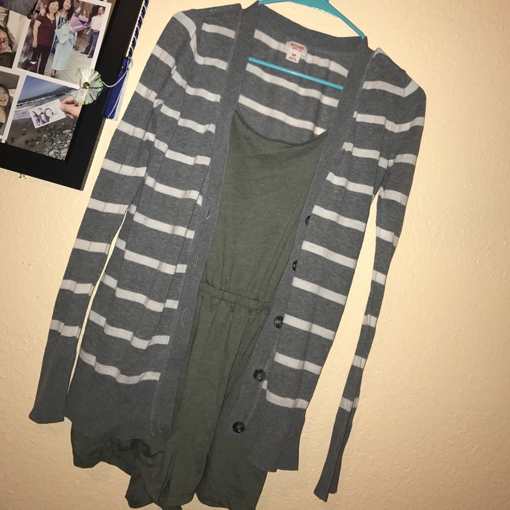 Striped Cardigan