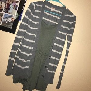 Striped Cardigan