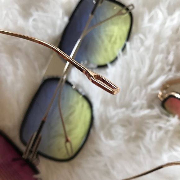 NEW | TWO TONE MODIFIED AVIATORS | OVERSIZED TREND - Picture 3 of 7