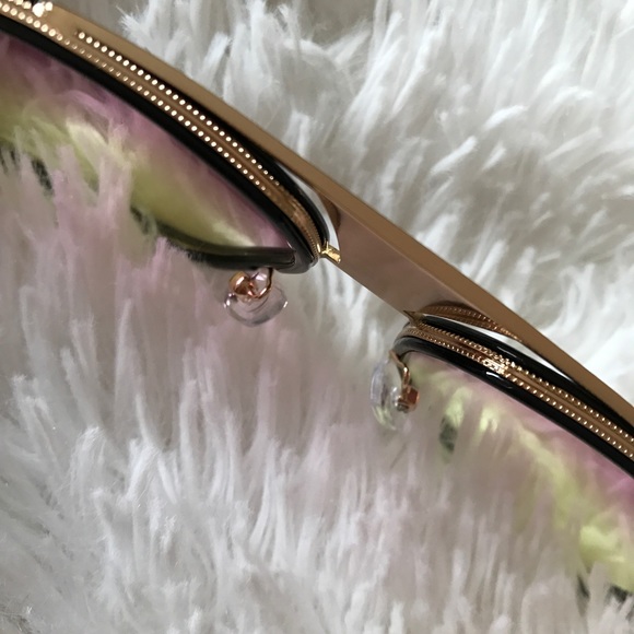 NEW | TWO TONE MODIFIED AVIATORS | OVERSIZED TREND - Picture 4 of 7