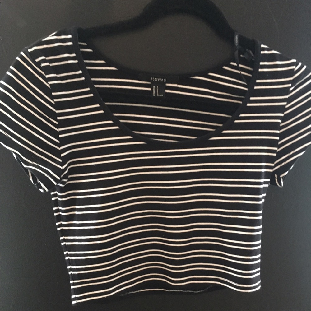 Striped Crop Top