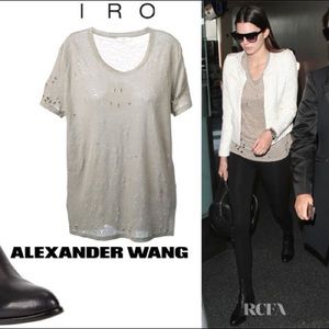 Alexander Wang : Distressed T Shirt
