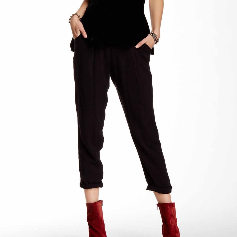 Free People Pleated Crop Pant