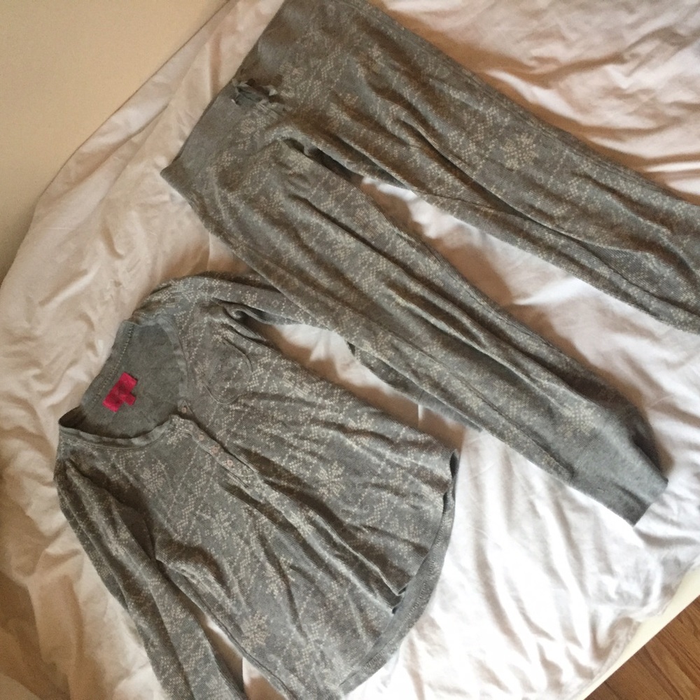 Victoria's Secret patterned pajama set