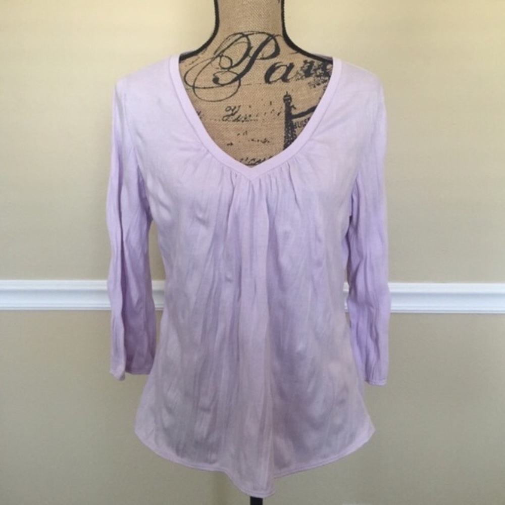 Purple Crinkle Top