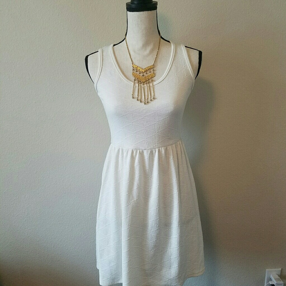 White Skater Dress