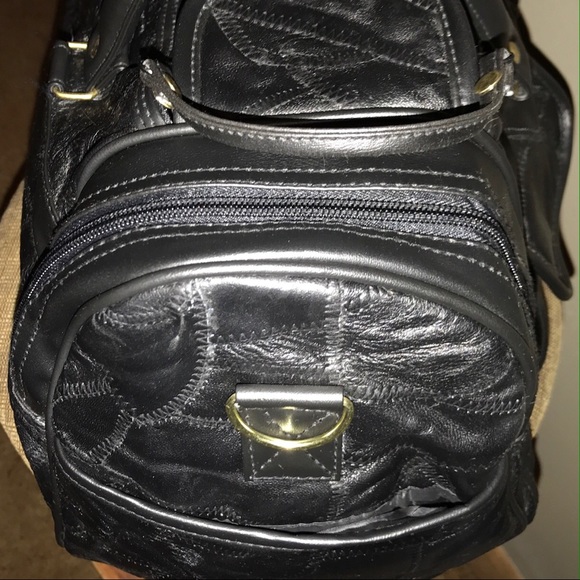 LEATHER DUFFLE BAG. - Picture 8 of 8