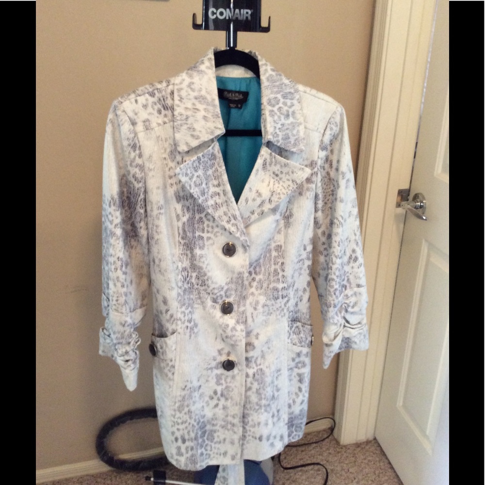 Trench mid length jacket