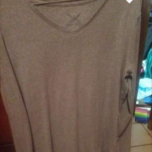 Long sleeve grey t-shirt.  Also have one in red.