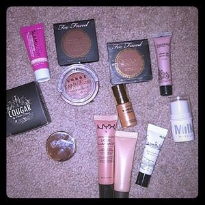 14 piece highlighter and bronzer bundle