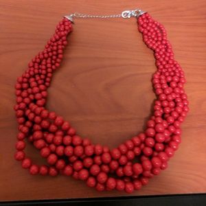 Red Statement Necklace