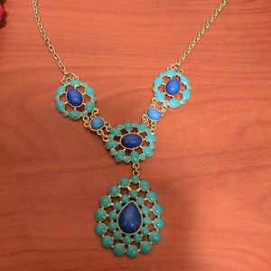 Blue Statement Necklace