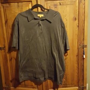 Charcoal polo shirt