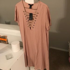 Forever21 Lace-up dress