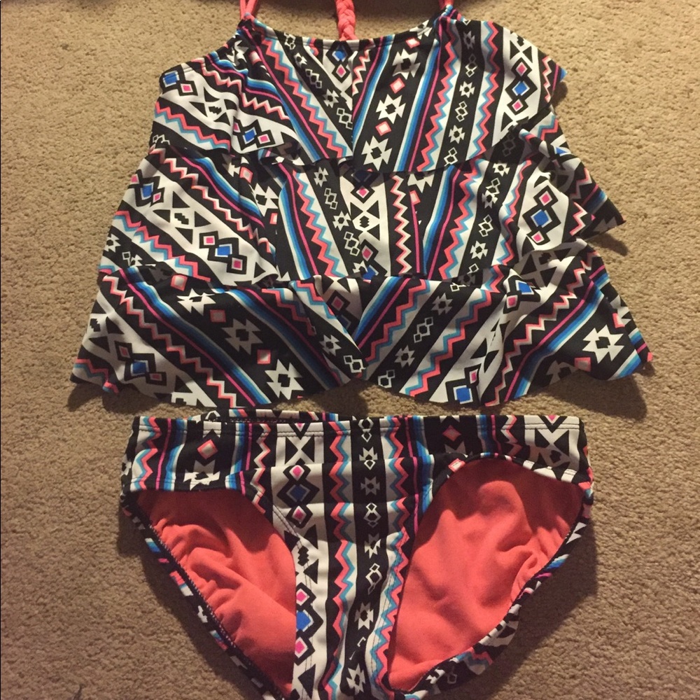 Super cute Justice 2 piece bathing suit