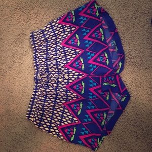 Tribal pattern shorts