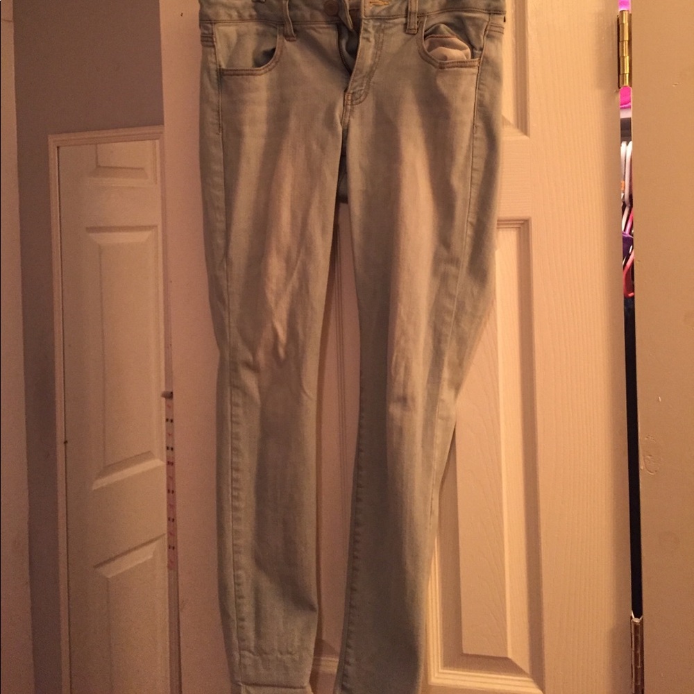 American eagle light wash size 10 Jean jeggings