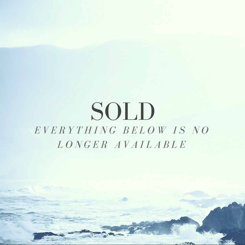 All Items Beyond Here are Sold