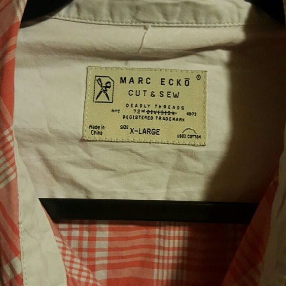 Pink plaid western snap buttondown - Picture 2 of 4