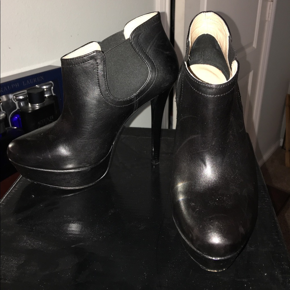 Black Bootie heels