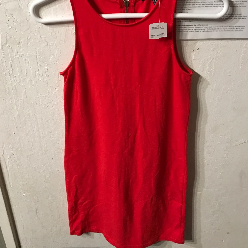 Red racerback bodycon dress size medium