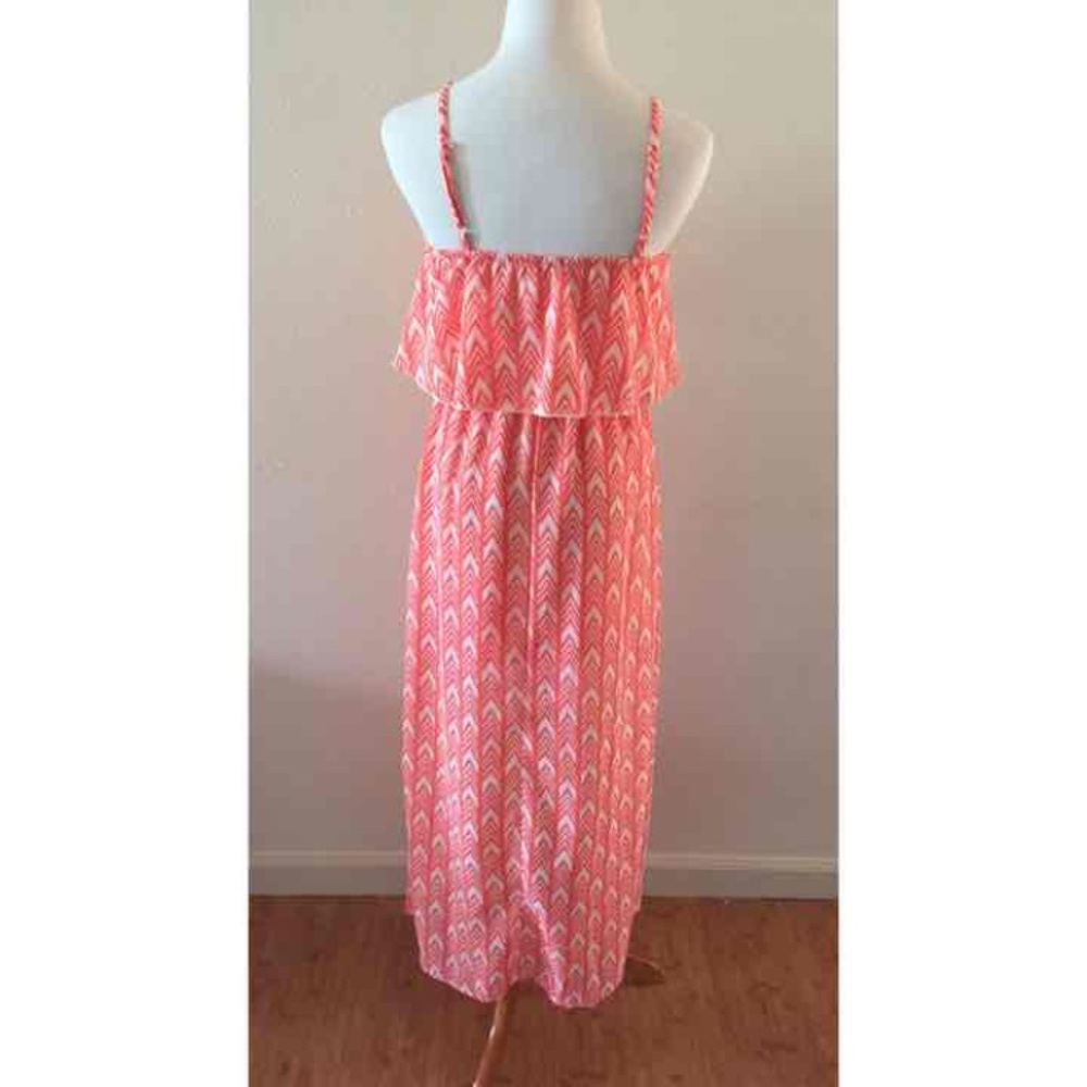 Coral Chevron Maxi - Picture 2 of 4