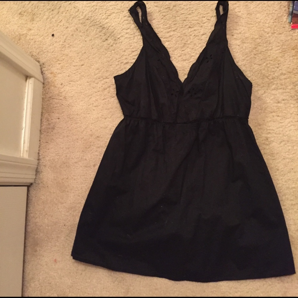 Black Babydoll Top!