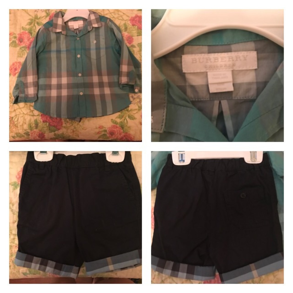 Baby Burberry outfit size 12 months