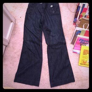 Flare Sailor Button Jeans!