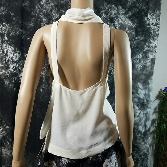 Free people City Lights top Ivory sz M - Picture 2 of 4