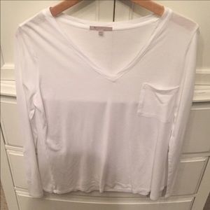 GAP 3/4 Sleeve White Top