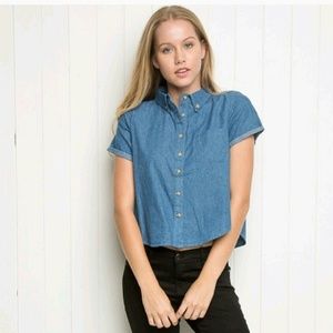 Brandy Melville Jean Crop Top
