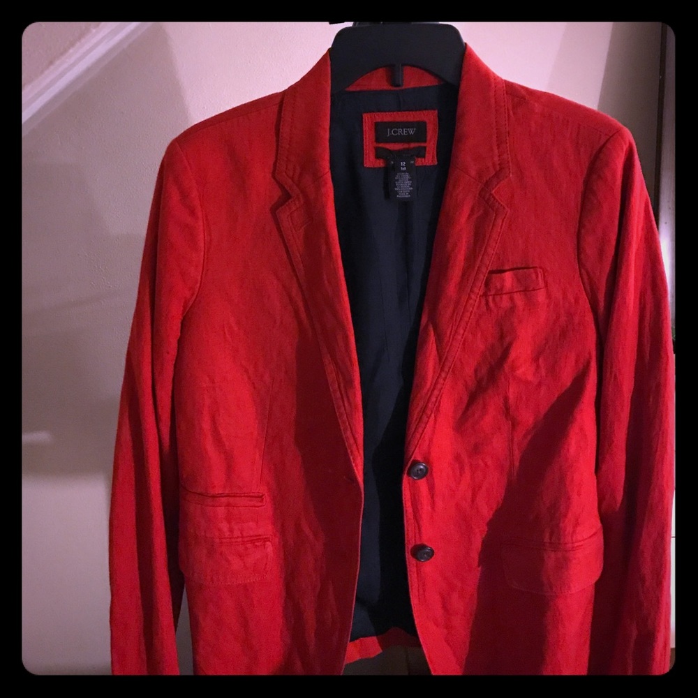 J.crew Linen Blazer