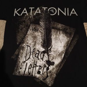 Katatonia Dead Letters T-Shirt Size Medium