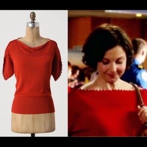 Anthropology baraschi baubled fan pullover