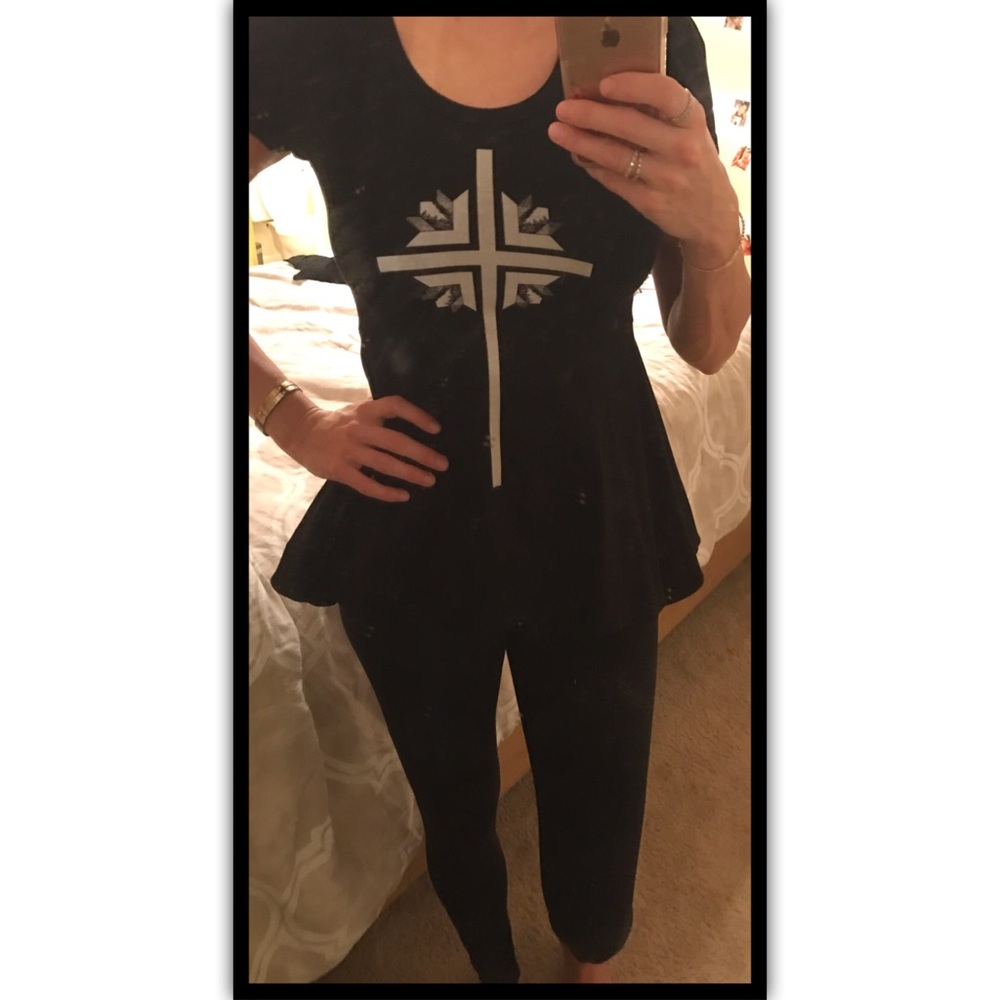 Wildfox peplum Top