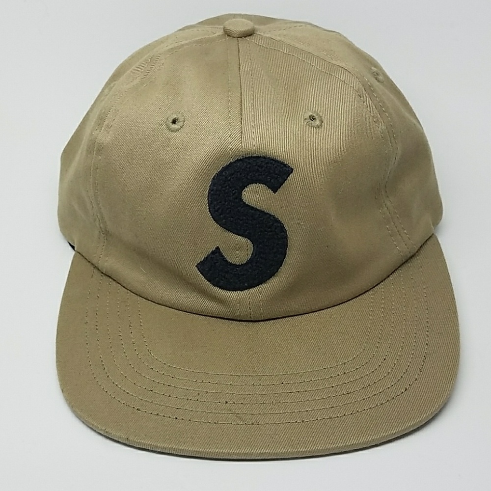 •SOLD• Supreme Chenille "S" Logo 6 Panel Cap