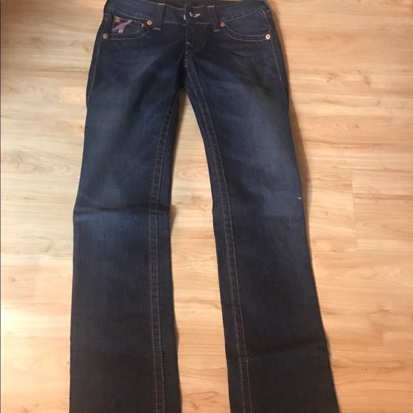 TRUE RELIGION dark denim straight jeans - Picture 3 of 8