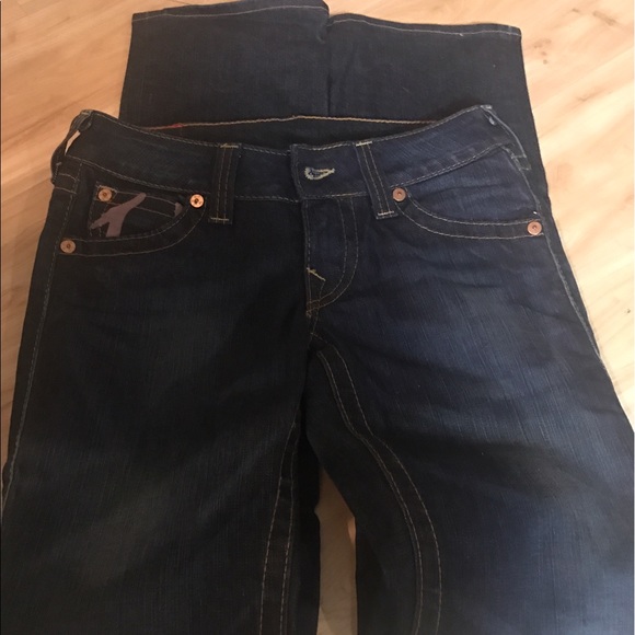 TRUE RELIGION dark denim straight jeans - Picture 8 of 8