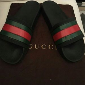 Gucci black slides