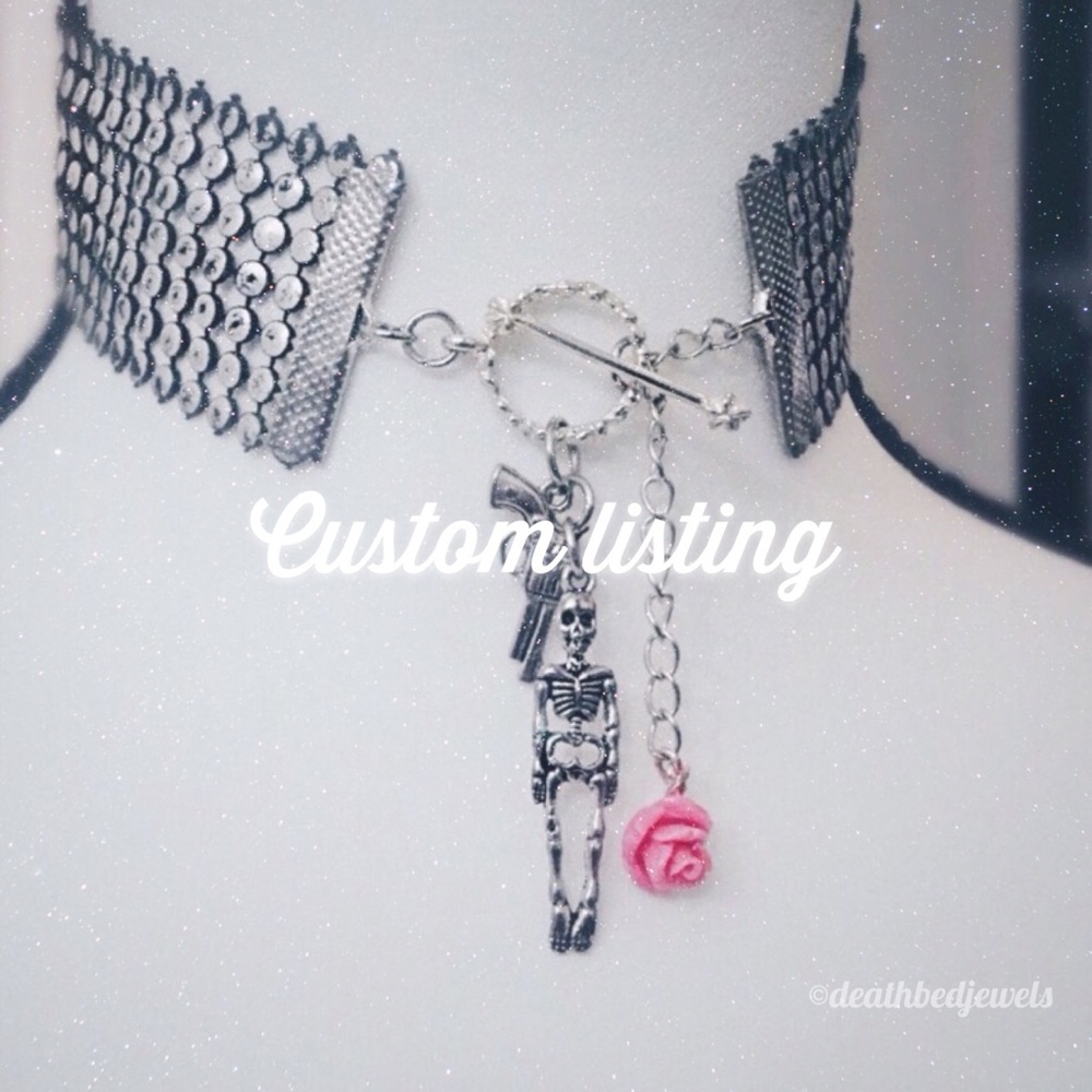⚡Custom Listing⚡ Studded Statement O-Ring Choker