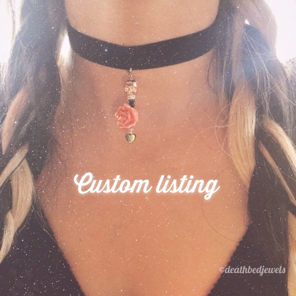 ⚡Custom Listing⚡ Deadly Romance Velvet Choker 🖤