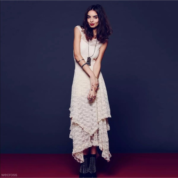 • Gypsy Lace Boho Dress - Victorian Cream - Picture 2 of 8