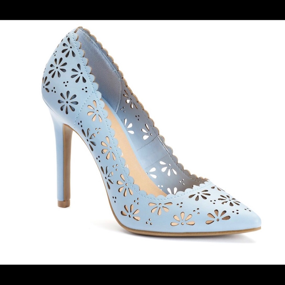 Lauren Conrad baby blue heels