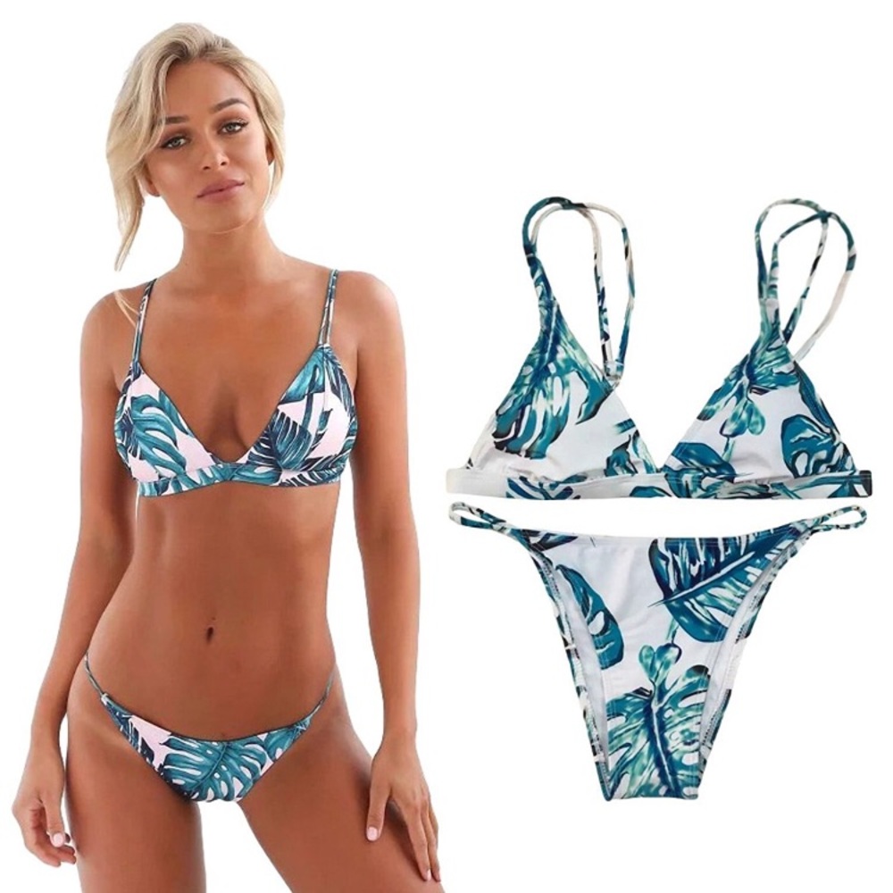 Tropical Print Bikini