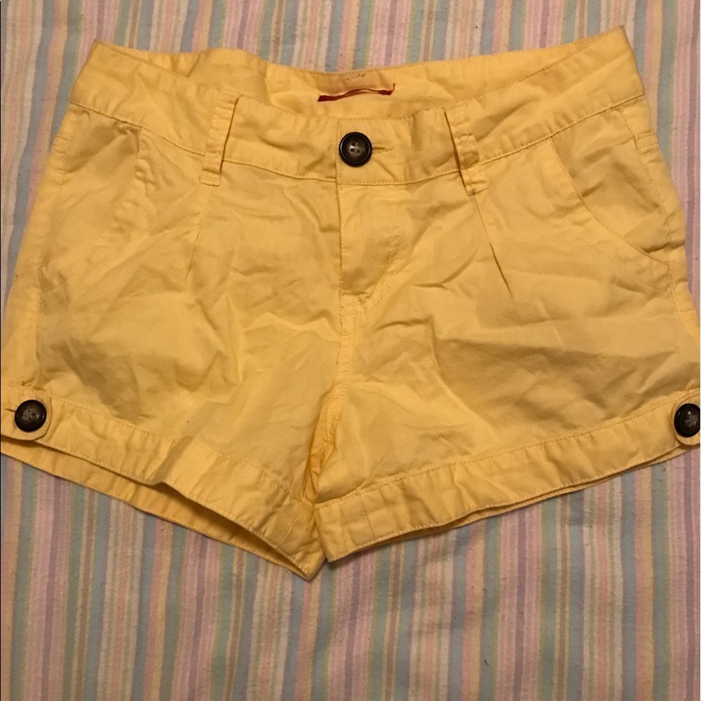 Yellow shorts