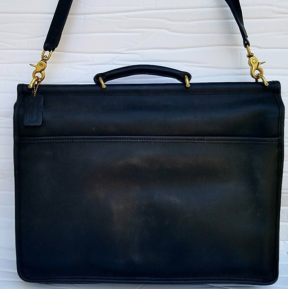 COACH American Examiner Professor Leather Briefcac - Picture 3 of 5