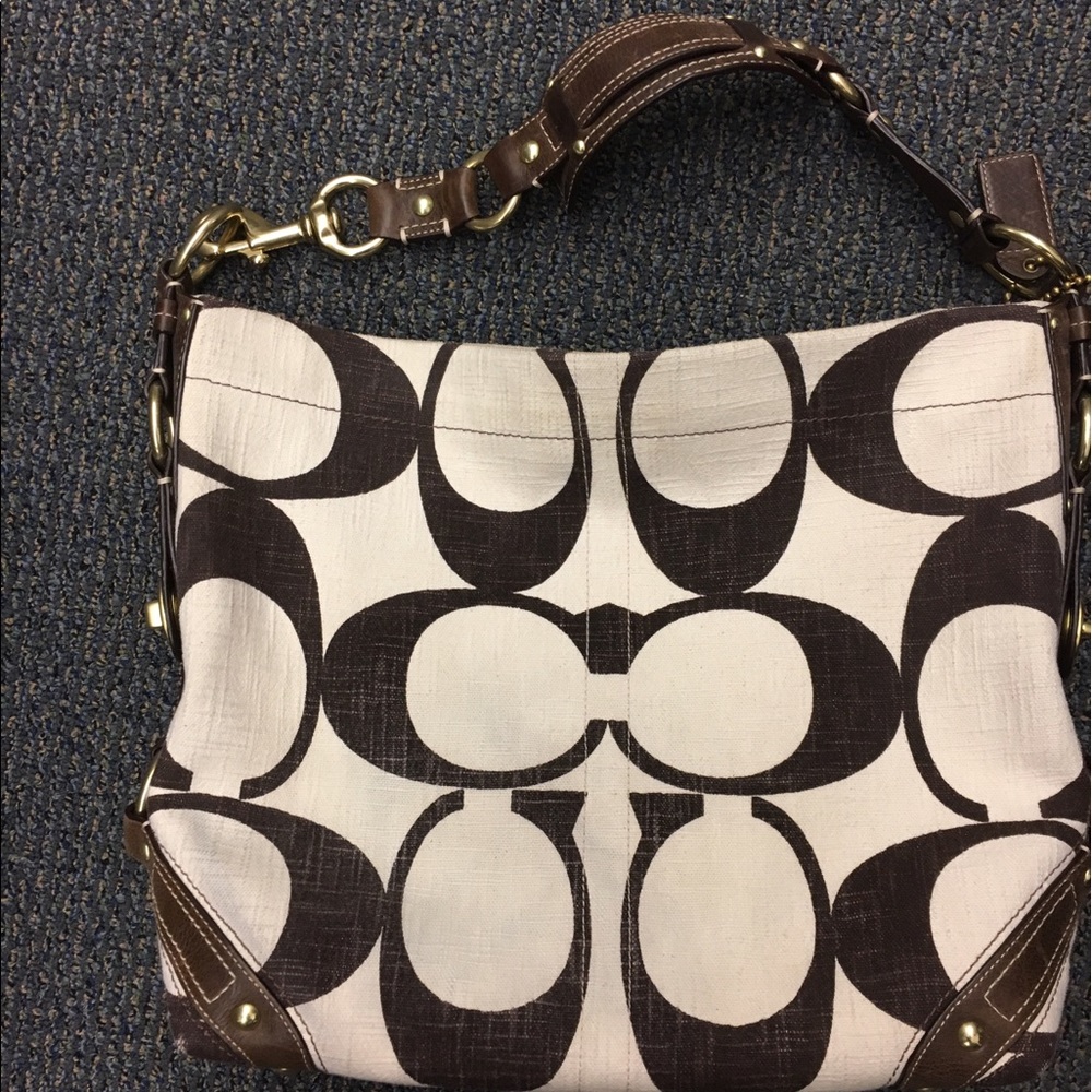 Signature Carly Duffle Hobo Shoulder Bag