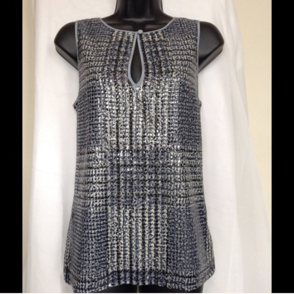 Tory Burch Sequin Shell Blouse