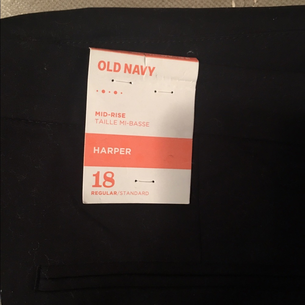 Pair of old navy black slacks (Harper)